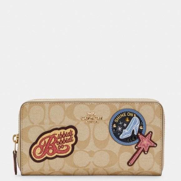 Coach NWT Disney X Coach Cinderella Canvas Tote and Wallet Set - Picture 2 of 7